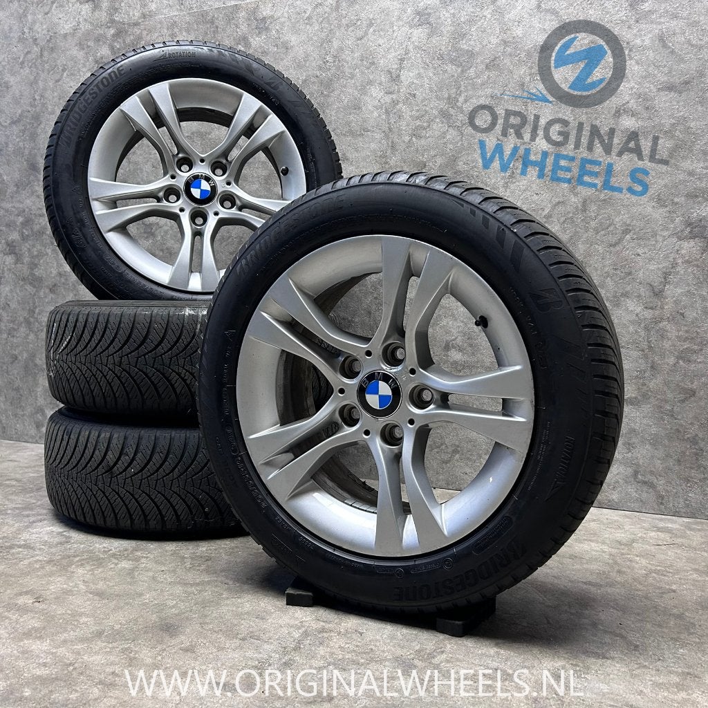 16 inch originele velgen + all season banden BMW 3 serie, Gebruikt, 16 inch, Info@originalwheels.nl, Banden en Velgen