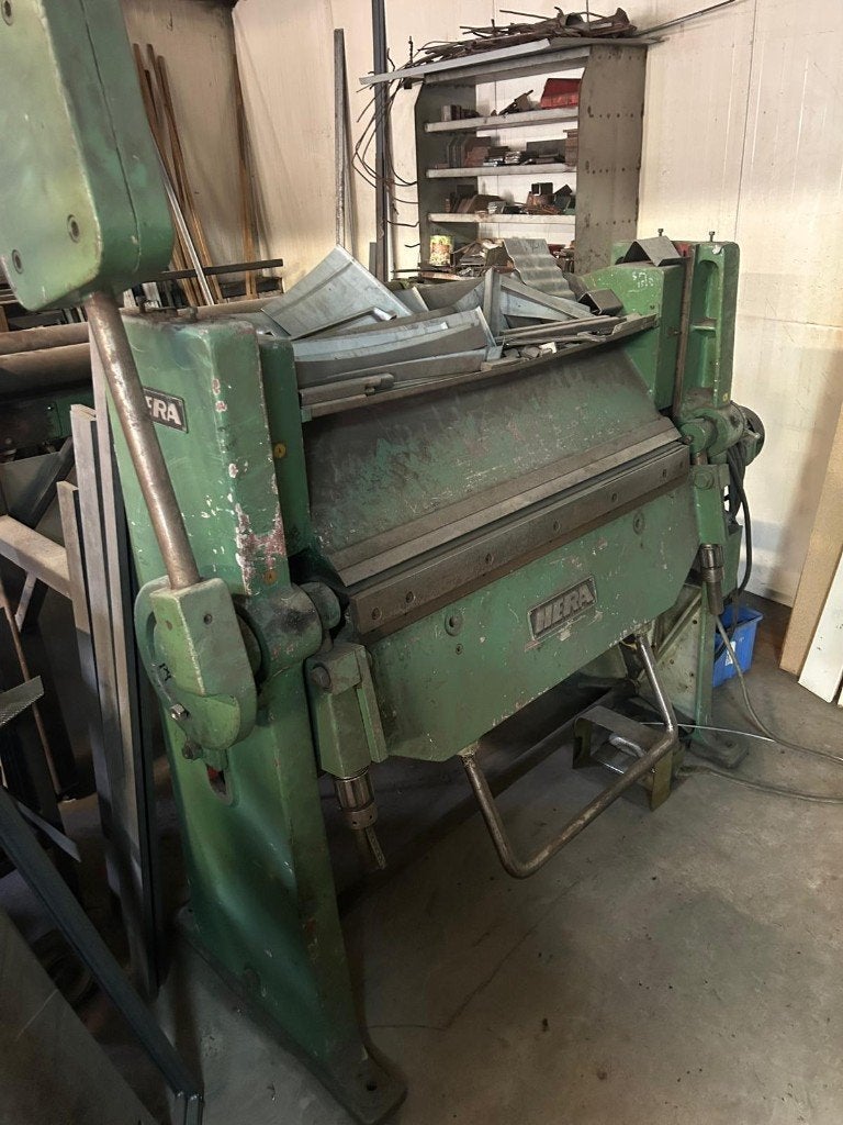 HERA hydraulische kantbank / afkantpers 55 ton – 1000 mm, Ophalen