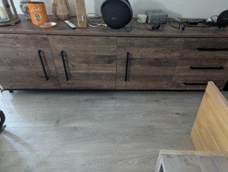 dressoir, Huis en Inrichting, Kasten | Dressoirs, Ophalen, Met deur(en), Hout, Zo goed als nieuw
