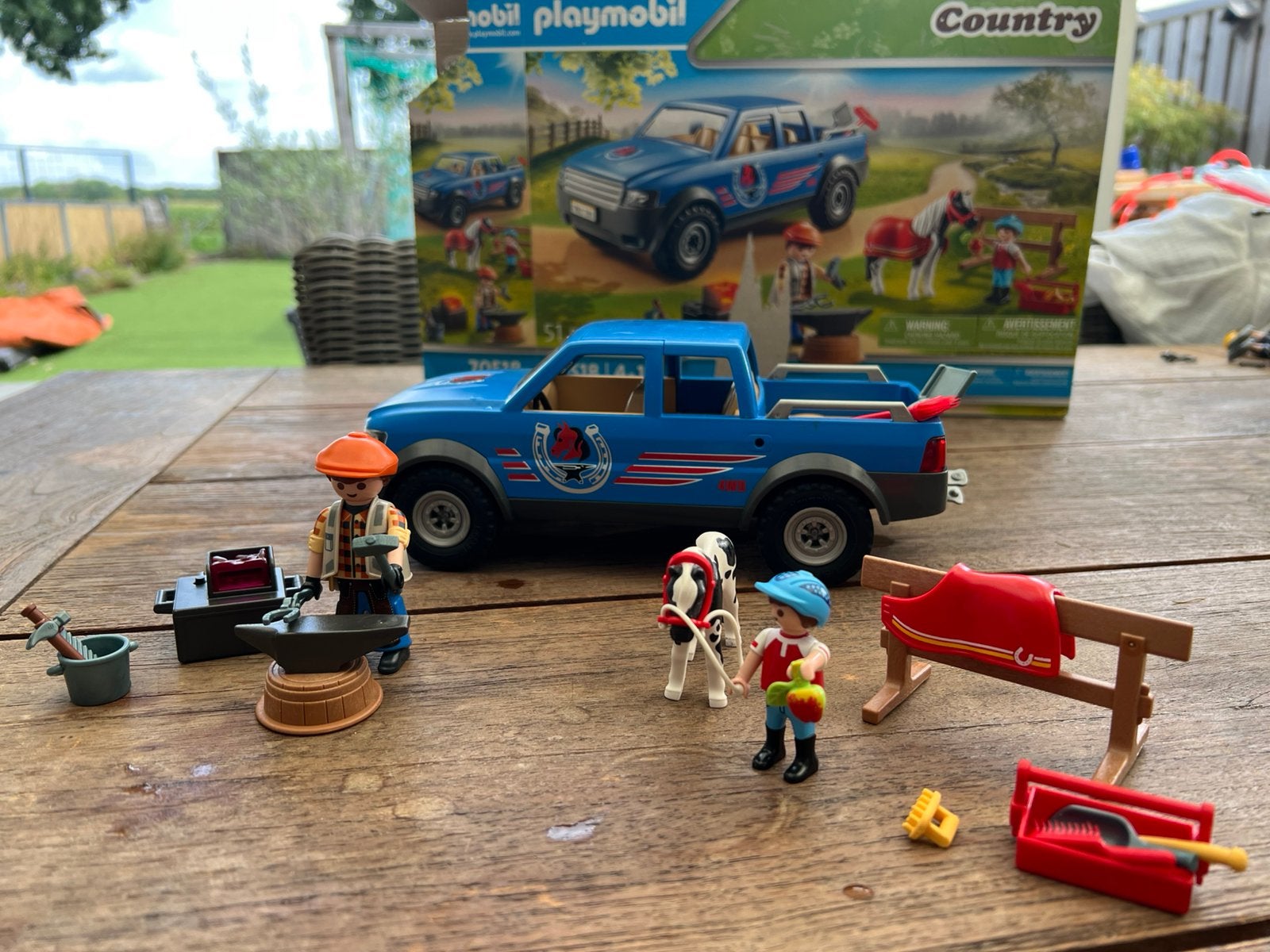 Playmobil country mobiele hoefsmid 70518, Complete set, Overige typen, Ophalen of Verzenden, Zo goed als nieuw