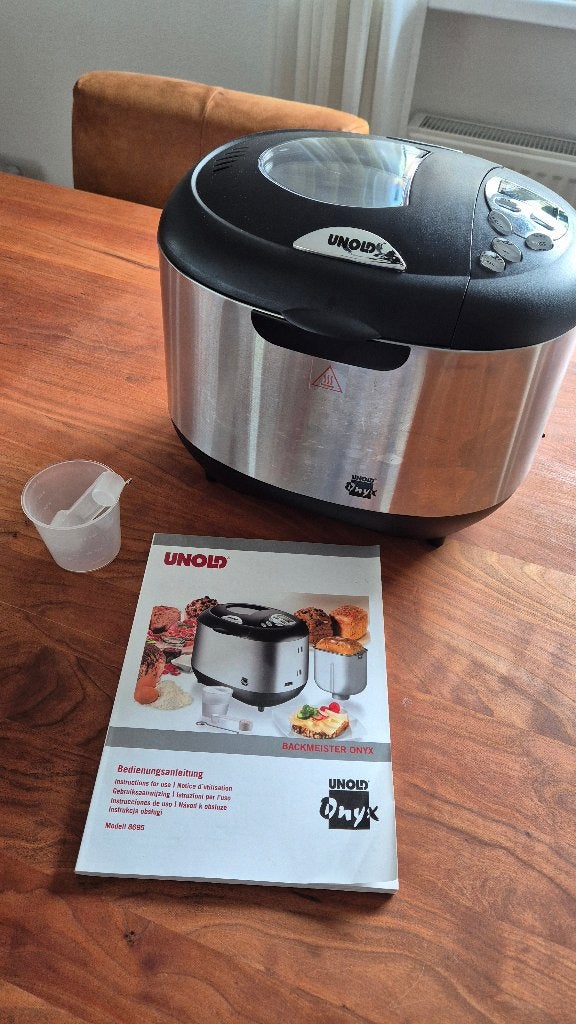 Unold 8695 Broodbakmachine (Keramisch/PFAS-vrij), Witgoed en Apparatuur, Broodbakmachines, Met timer, 800 tot 1200 gram deeg, Ophalen of Verzenden