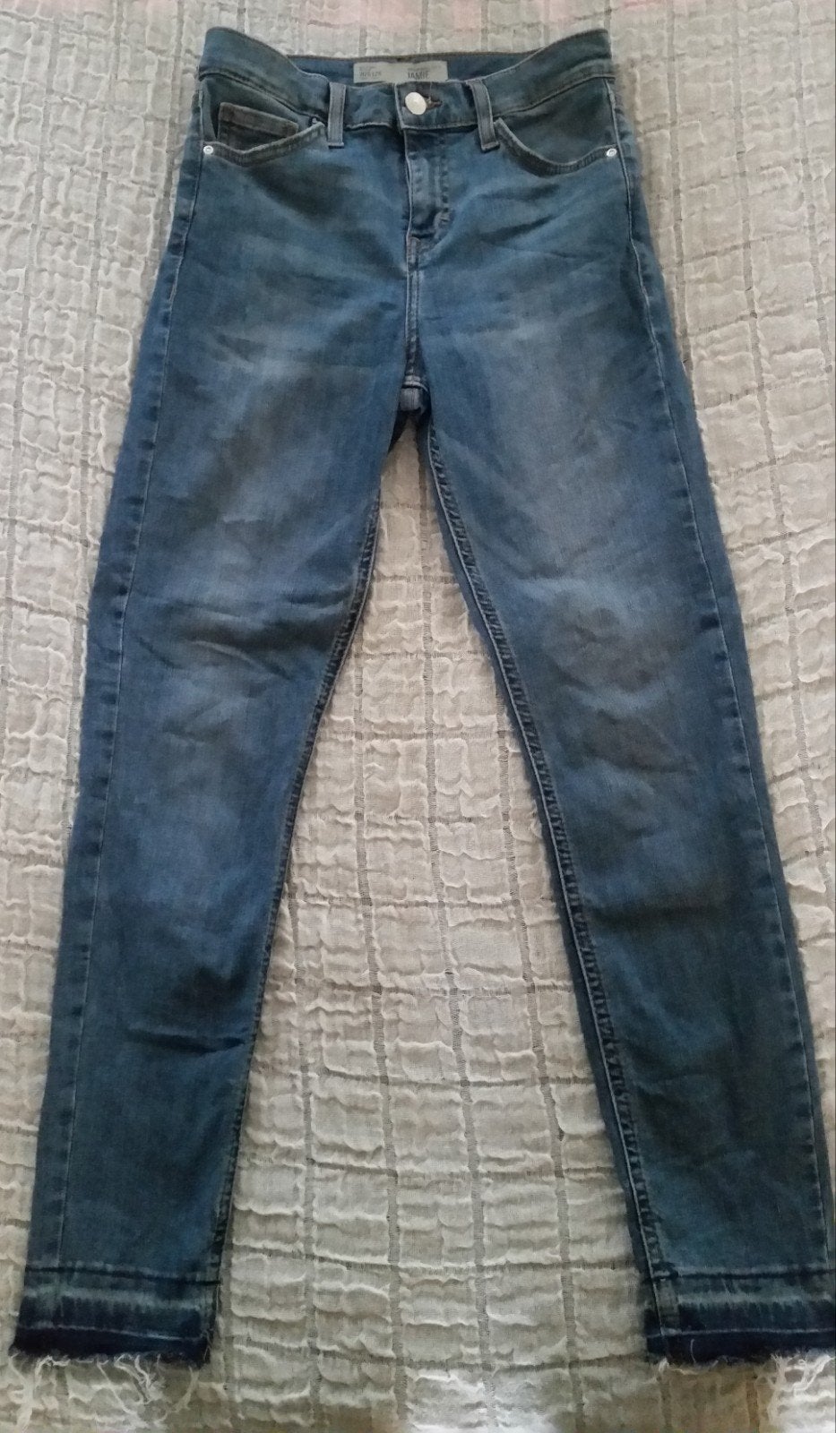 Jamie spijkerbroek maat 34 w26 L28 topshop skinny jeans, Topshop, Zo goed als nieuw, W27 (confectie 34) of kleiner, Verzenden