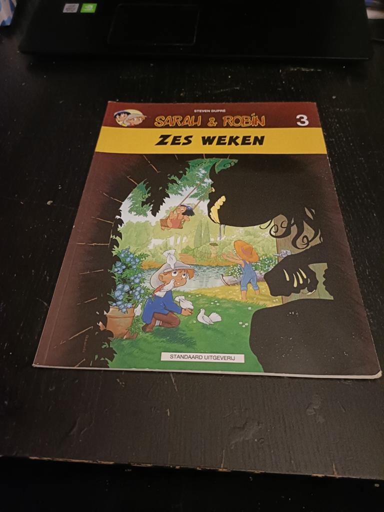 Sarah & Robin - Zes Weken - Stripboek, Eén stripboek, Ophalen of Verzenden, Zo goed als nieuw, Steven Dupré