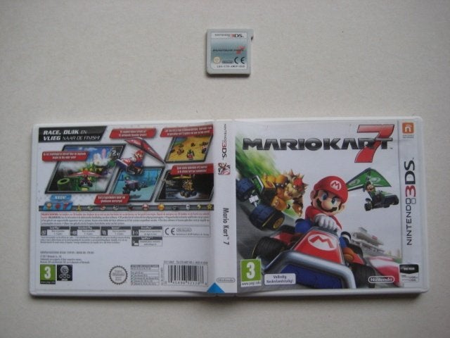Mario Kart 7 Nintendo 3DS 3-ds, 1 speler, Racen en Vliegen, Ophalen of Verzenden, Zo goed als nieuw