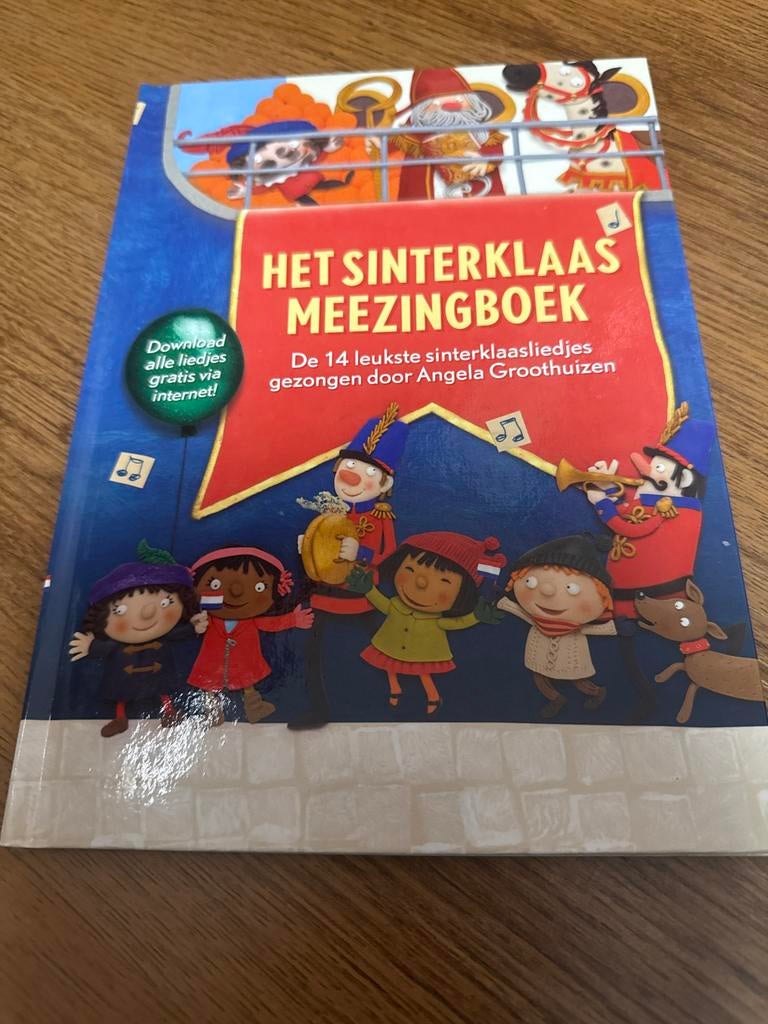 Het Sinterklaas Meezingboek - 14 Leuke Sinterklaasliedjes, Boeken, Ophalen of Verzenden, Zo goed als nieuw