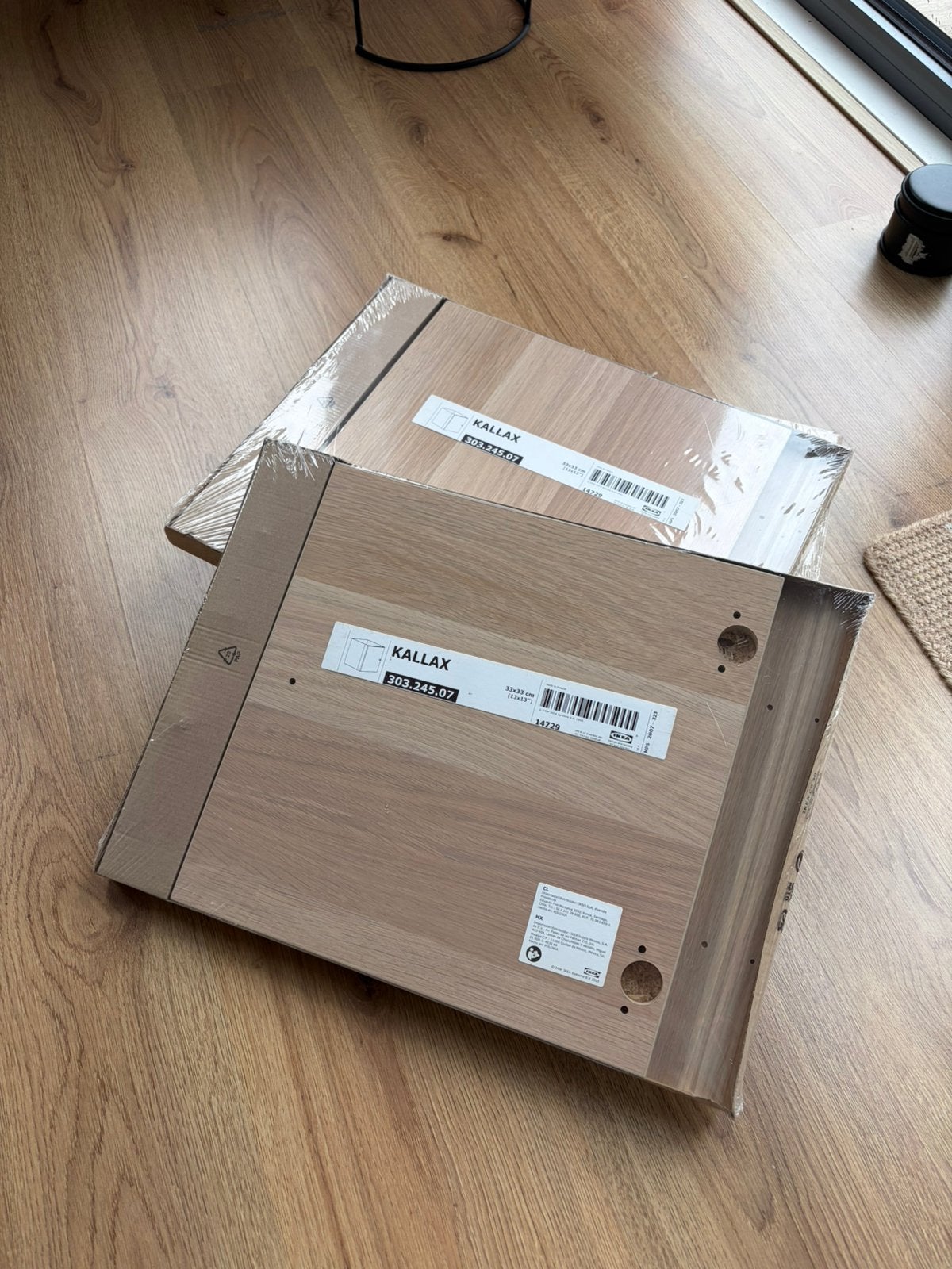 4 nieuwe Kallax deurtjes, Ophalen, Minder dan 50 cm, Nieuw, Minder dan 100 cm