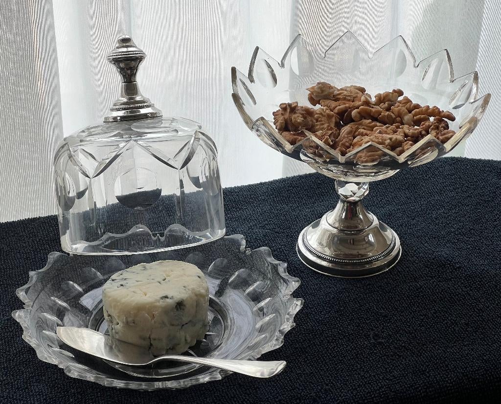 BOTERSTOLP, BOTERMES, BONBONSCHAAL OLIJFSLIJPSEL + ZILVER, Antiek en Kunst, Verzenden, Zilver