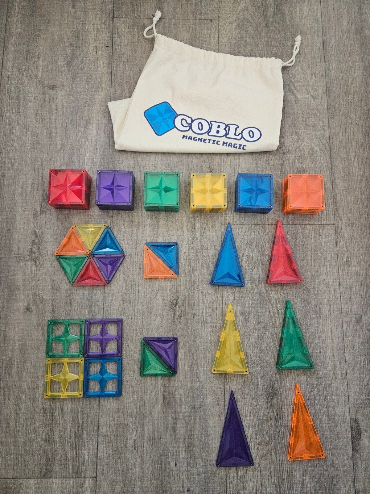 COBLO Magnetische tegels + extra setje, Ophalen of Verzenden, Gebruikt, Overige merken