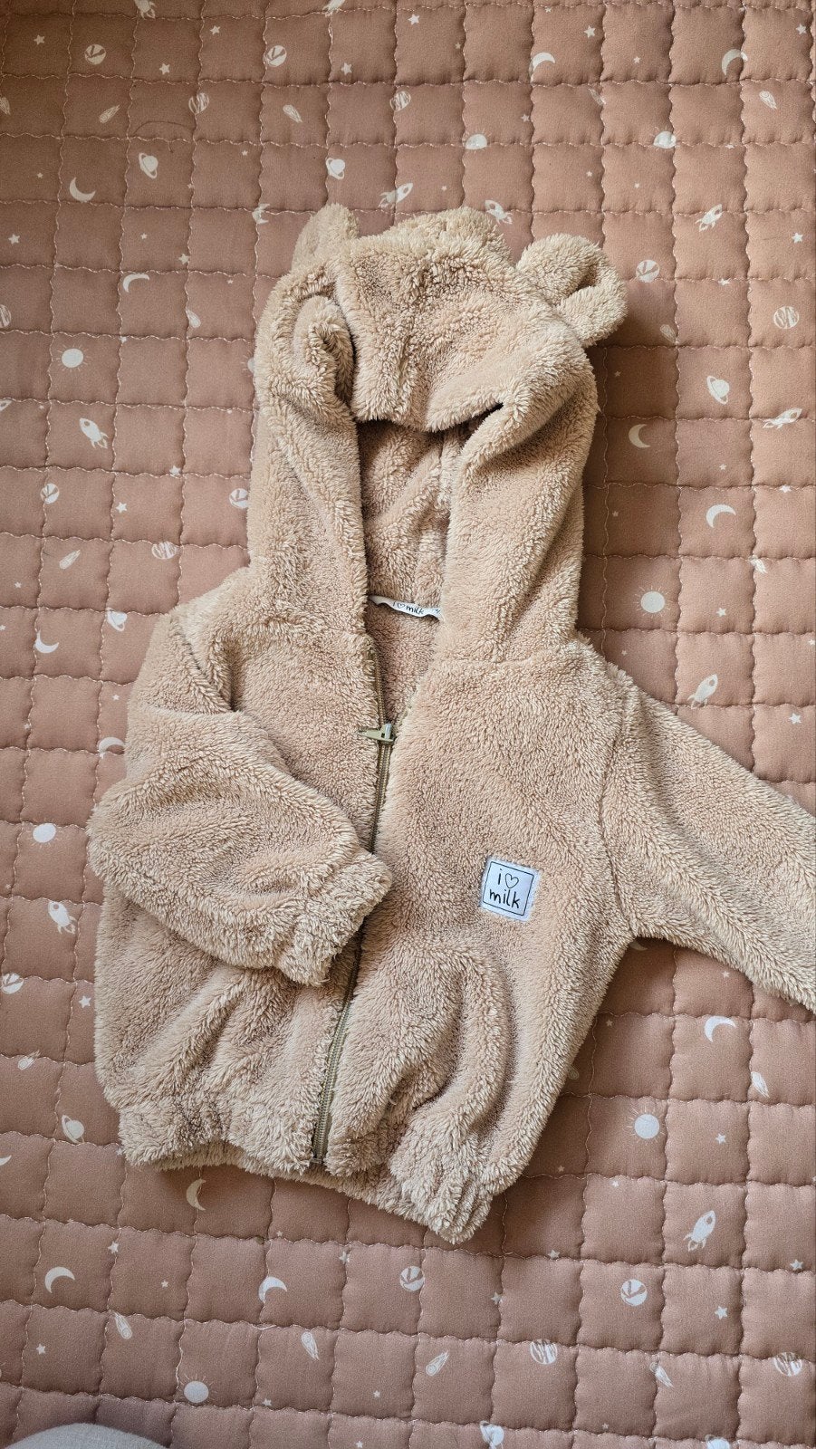I Love Milk Teddy jasje mt 74/80, Ophalen of Verzenden, Gebruikt, Maat 74