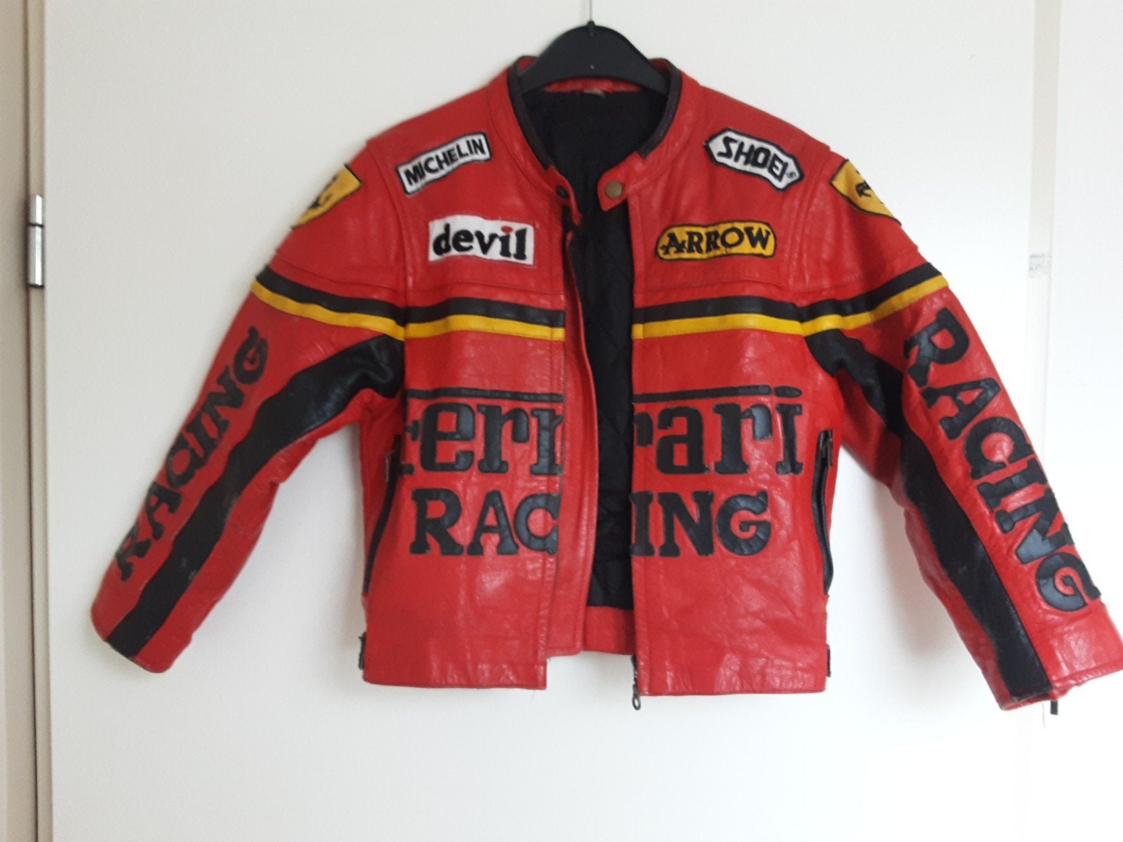 Ferrari vintage kinder jack, Ophalen of Verzenden, Tweedehands, Jas | leer