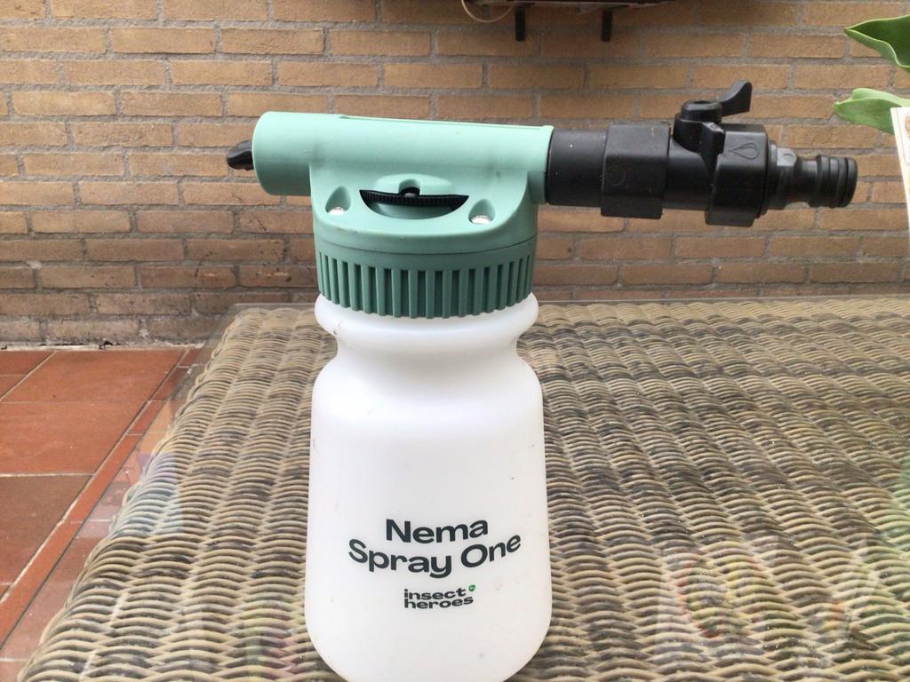 Nema Spray One voor insecten in gras en grond engerlingen, Ophalen of Verzenden, Gebruikt, Ongediertebestrijding