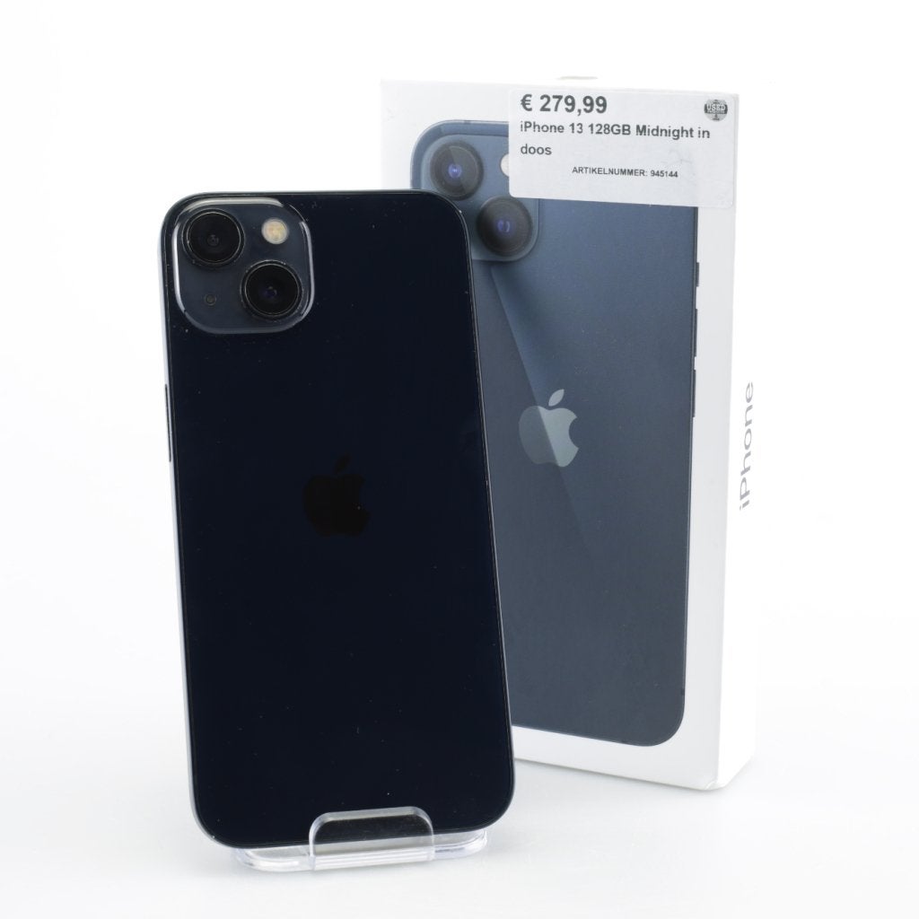 iPhone 13 128GB Midnight in doos (Batt.: 76%), Apple, Gebruikt, Support@apple.com, One Apple Park Way
Cupertino, CA 95014
United States