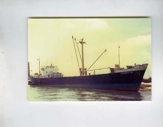 scheepvaart-foto-ex menkar N, Ophalen of Verzenden, Zo goed als nieuw, Motorboot, Boek of Tijdschrift