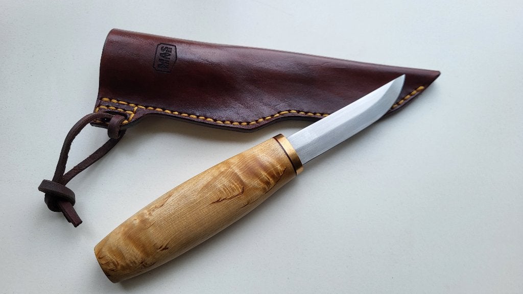 Classic custom puukko bushcraftmes 9,5cm, Ophalen of Verzenden, Nieuw