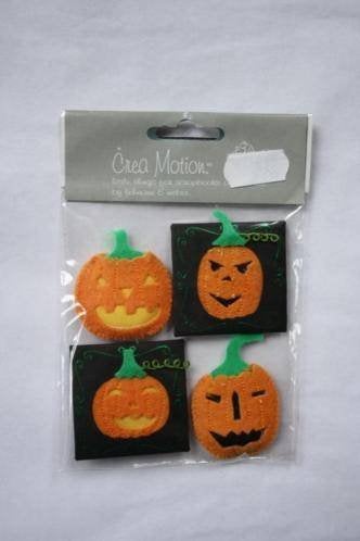 3 pakjes Crea Motion Jack-O-Lantern SPJB025, Hobby en Vrije tijd, Scrapbooking, Verzenden, Nieuw, Versiering of Embellishment