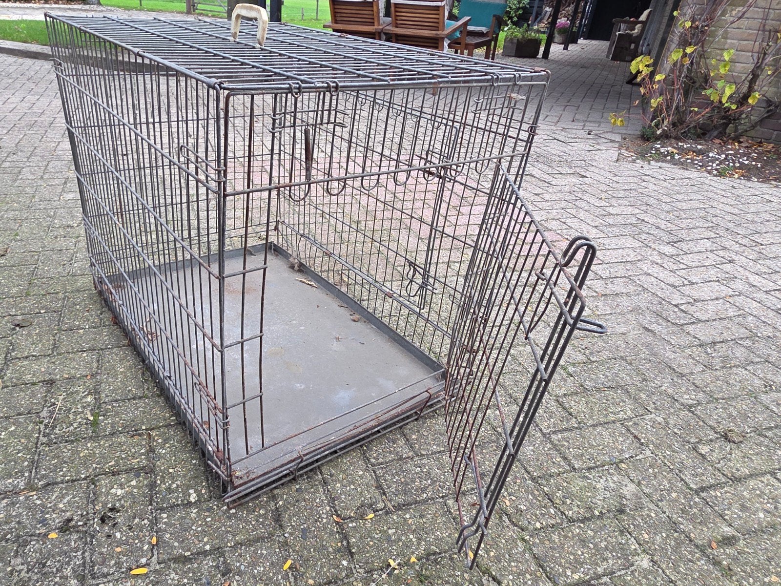 opklapbare honden bench, Ophalen, Gebruikt, 65 tot 100 cm, Hondenhok