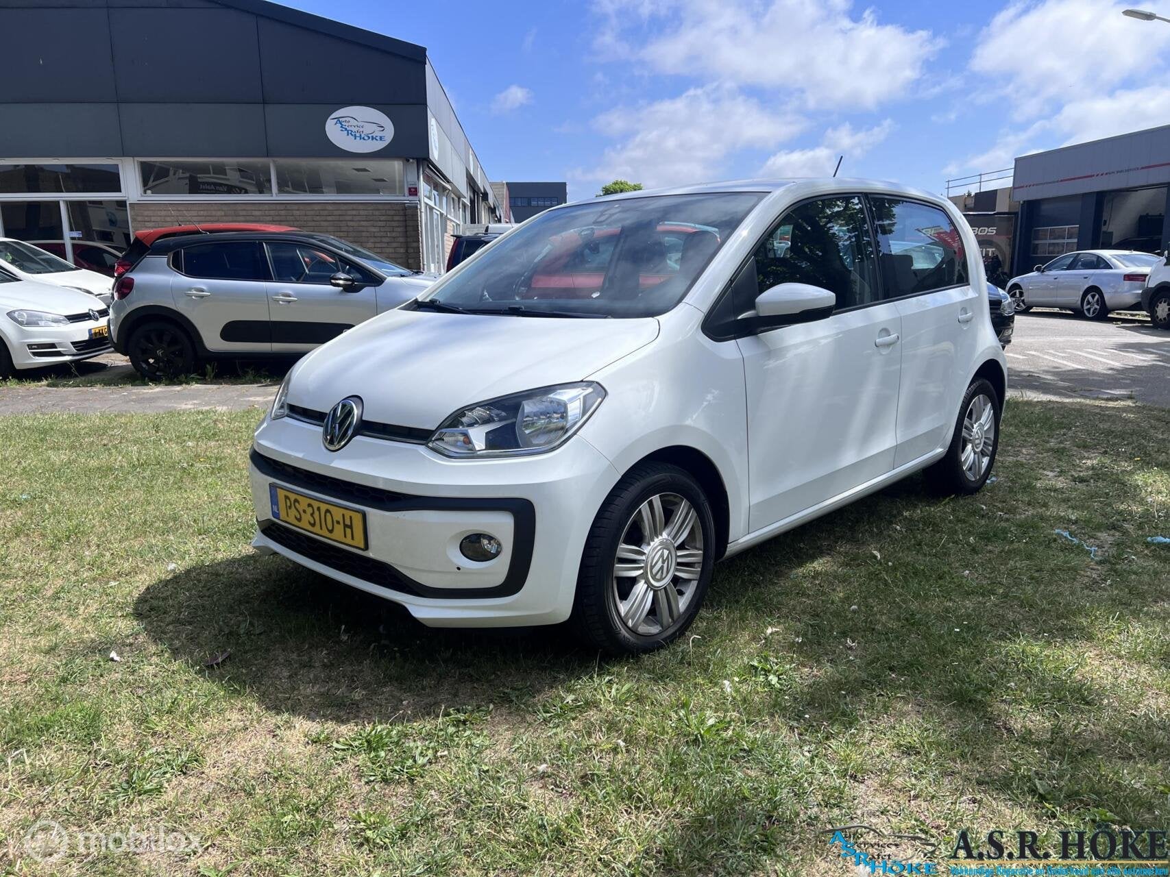 Volkswagen Up! 1.0 BMT high up!, Auto's, Voorwielaandrijving, Gebruikt, Wit, Origineel Nederlands