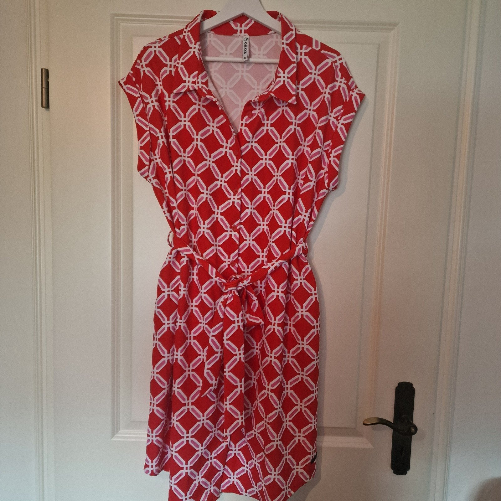 Zozo jurkje rood wit roze maat XL, Kleding | Dames, Maat 46/48 (XL) of groter, Ophalen of Verzenden, Zo goed als nieuw, Zozo