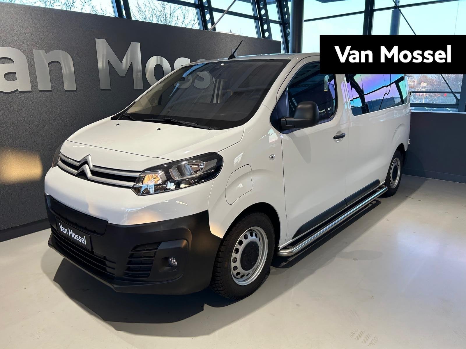 Citroen ë-Jumpy 75kWh M COMBI | 8 ZITPLAATSEN | AIRCO | NAV, Auto's, Gebruikt, Overige modellen, Overige carrosserieën, Wit