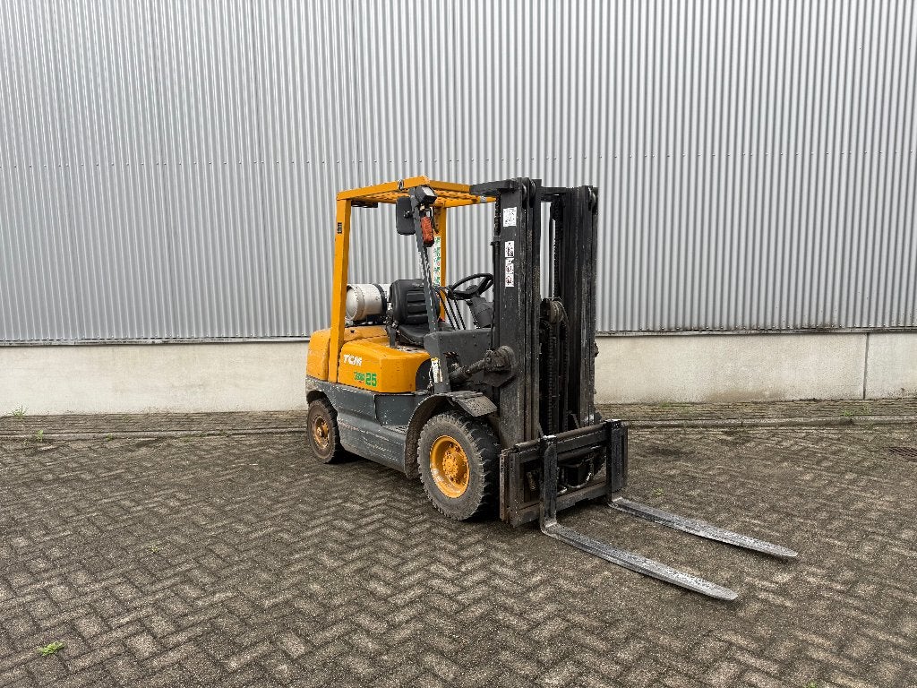 TCM 2,5 ton LPG (gas) heftruck (triplex free lift), LPG, Heftruck, Ophalen of Verzenden, TCM