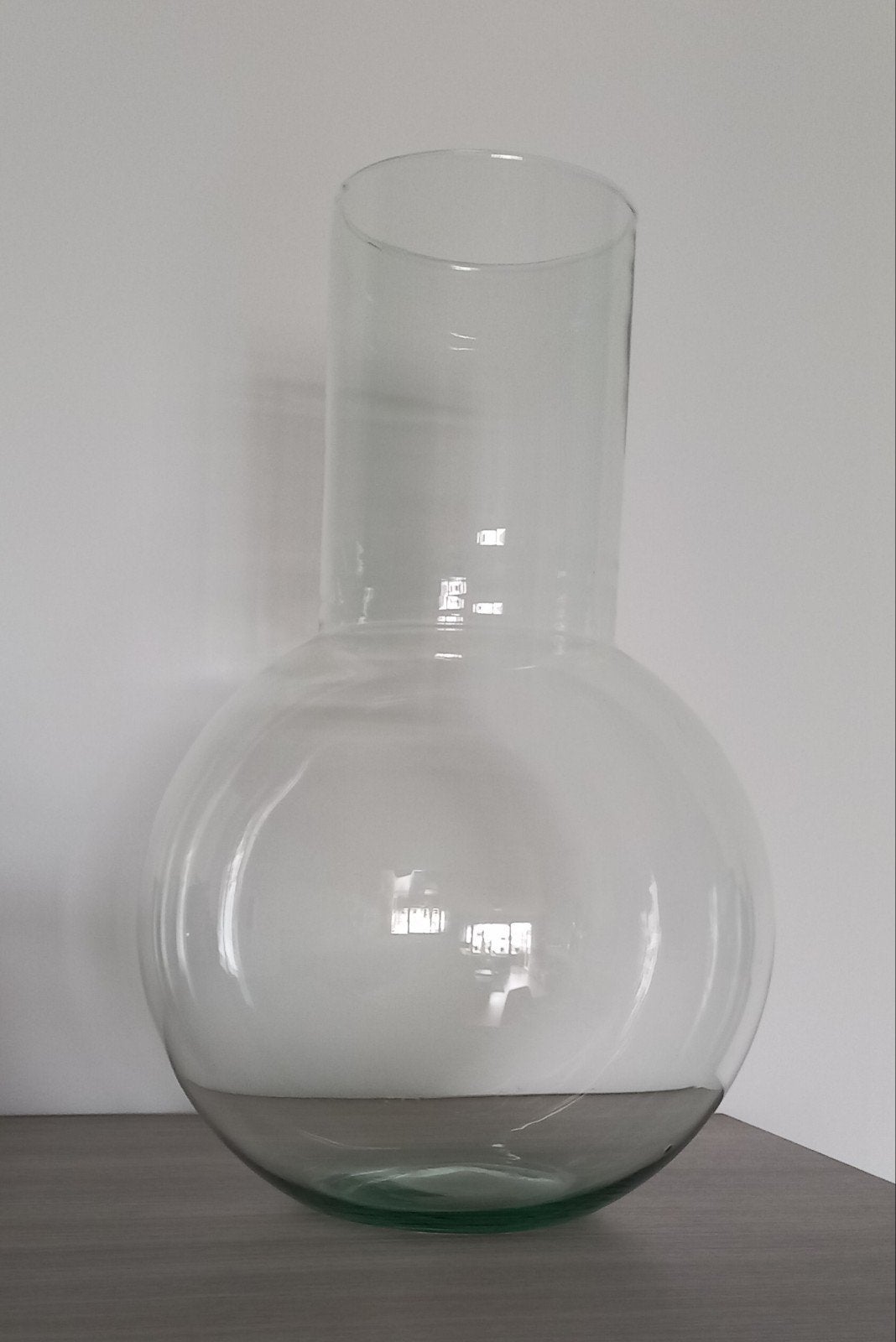 Glazen bolvaas, ca 26 x 40 cm, Ophalen, Glas