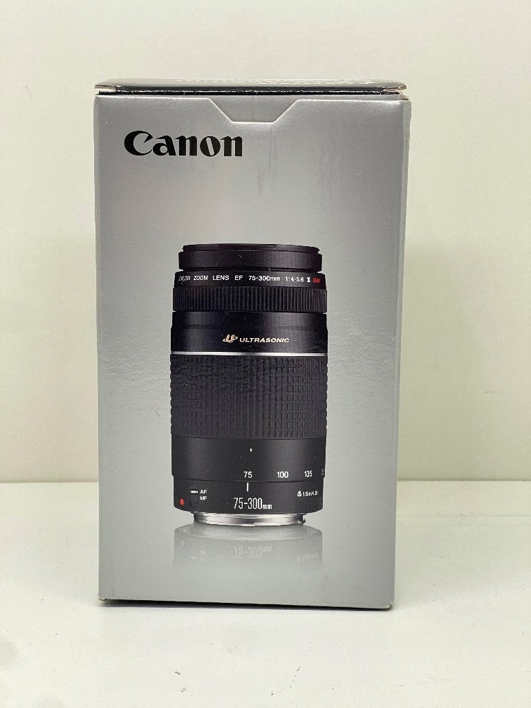 CANON EF 75-300mm f_4-5.6 III USM tele lens (EF-vatting), Audio, Tv en Foto, Fotografie | Lenzen en Objectieven, Canon, N, Zo goed als nieuw