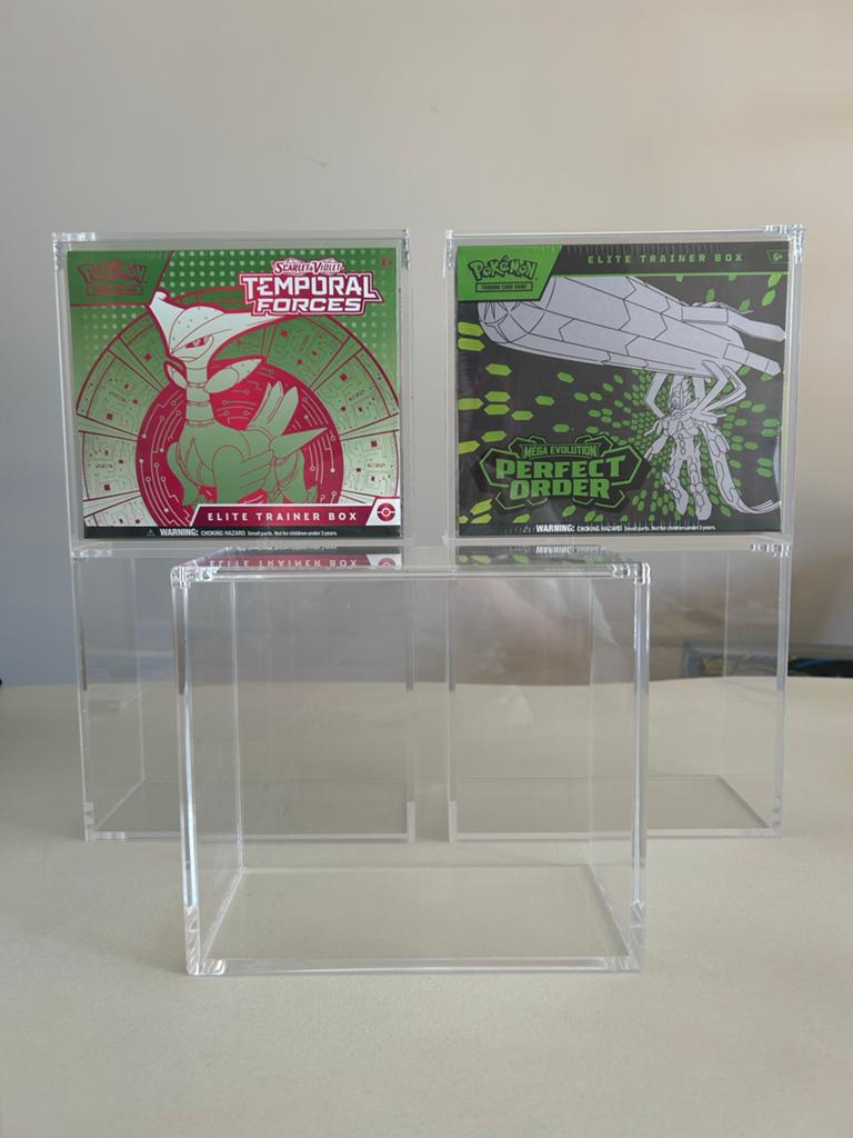 5x Elite Trainer Box Acryl Display Case, Hobby en Vrije tijd, Verzamelkaartspellen | Pokémon, Ophalen of Verzenden, Nieuw, Overige typen