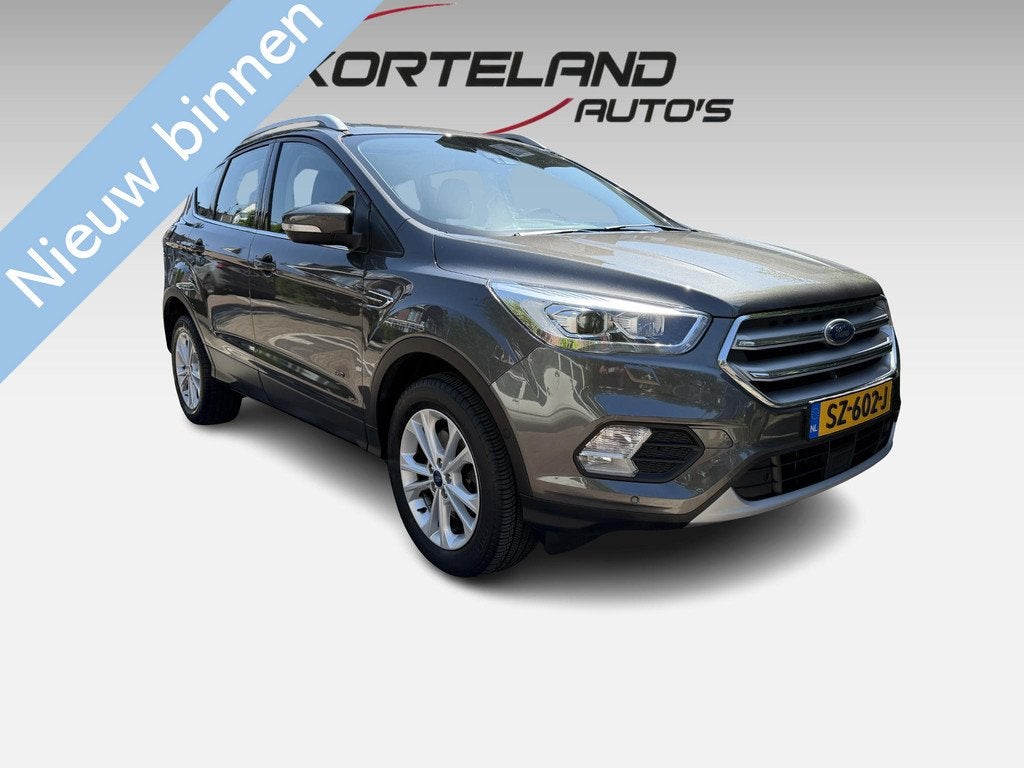 Ford Kuga 1.5 EcoBoost Titanium 4WD PANO NAVI CAMERA LEER, Auto's, Ford, Automaat, 4 cilinders, 1586 kg, Bedrijf