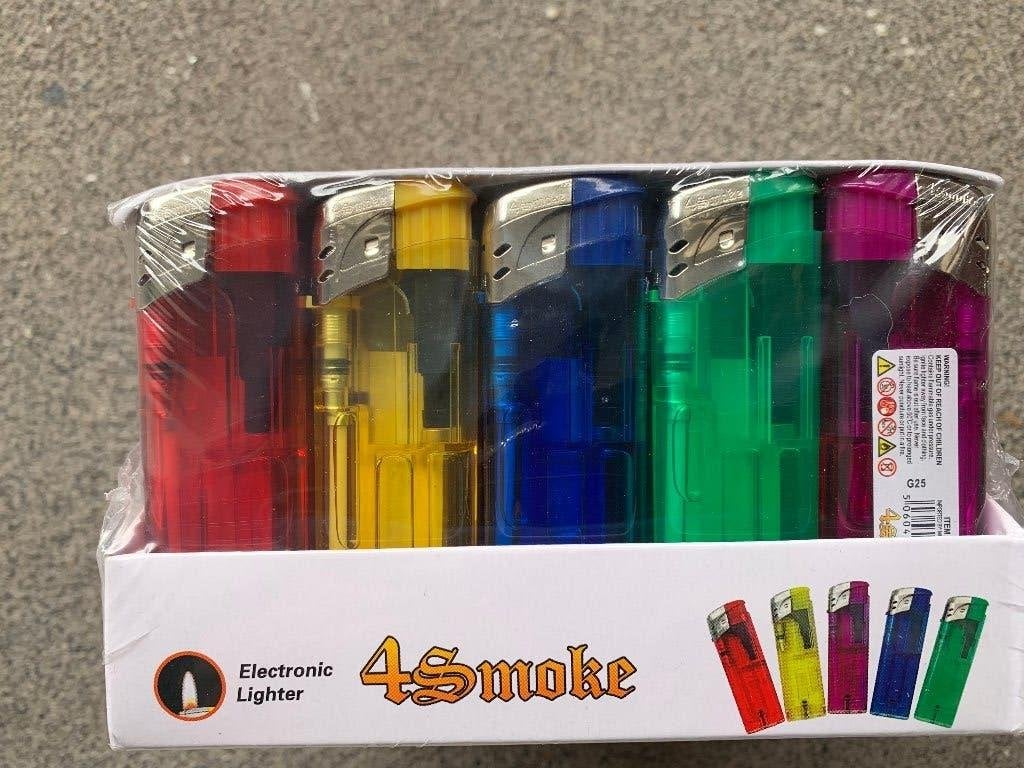 50X Aansteker 5 verschillende kleuren klik navulbaar, Ophalen, Nieuw, Aansteker
