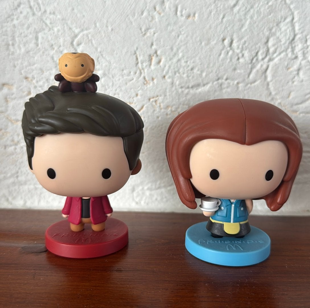 Friends McDonald’s poppetjes Rachel en Ross, Verzamelen, Poppetjes en Figuurtjes, Ophalen of Verzenden, Zo goed als nieuw