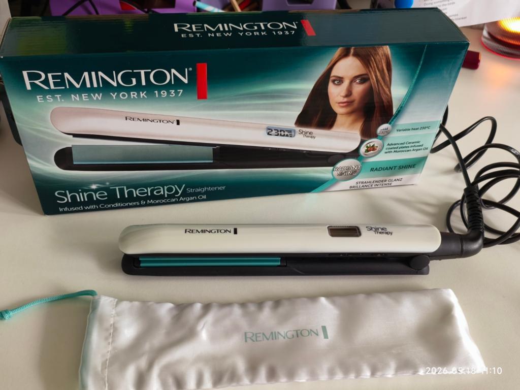 Remington Shine Therapy stijltang, Ophalen of Verzenden, Nieuw, Krultang of Stijltang