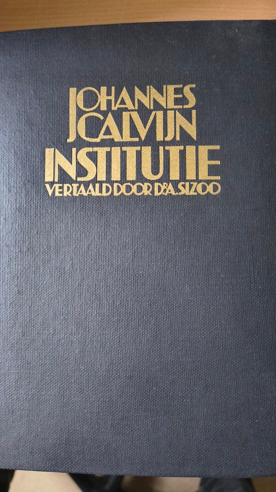 Institutie. Johannes Calvijn, Ophalen of Verzenden, Zo goed als nieuw, J Calvijn / Dr A Sizoo, Christendom | Protestants