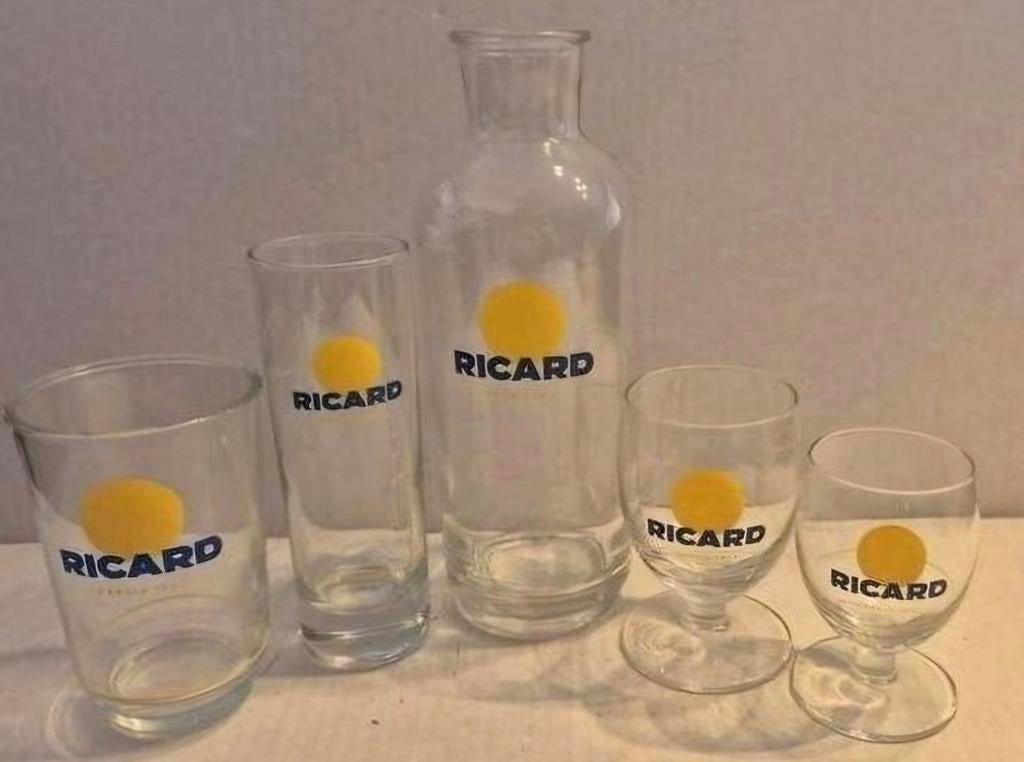 Ricard setje (D), Ophalen of Verzenden, Zo goed als nieuw