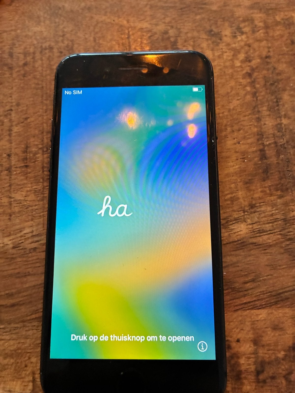 iPhone 8 - Gebruikt met barsten, Telecommunicatie, Gebruikt, Zwart, 78 %, Ophalen of Verzenden