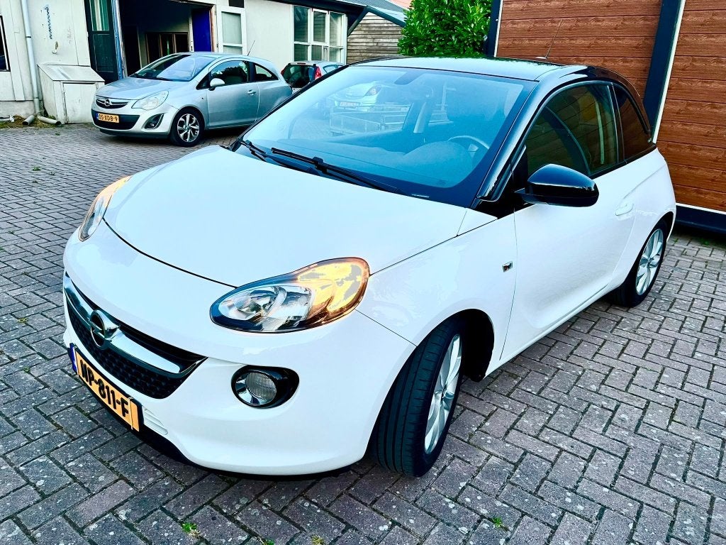 Opel ADAM 1.0 Turbo Start&stop 3D 2017 Wit, Auto's, Voorwielaandrijving, ADAM, 40 €/maand, Euro 6