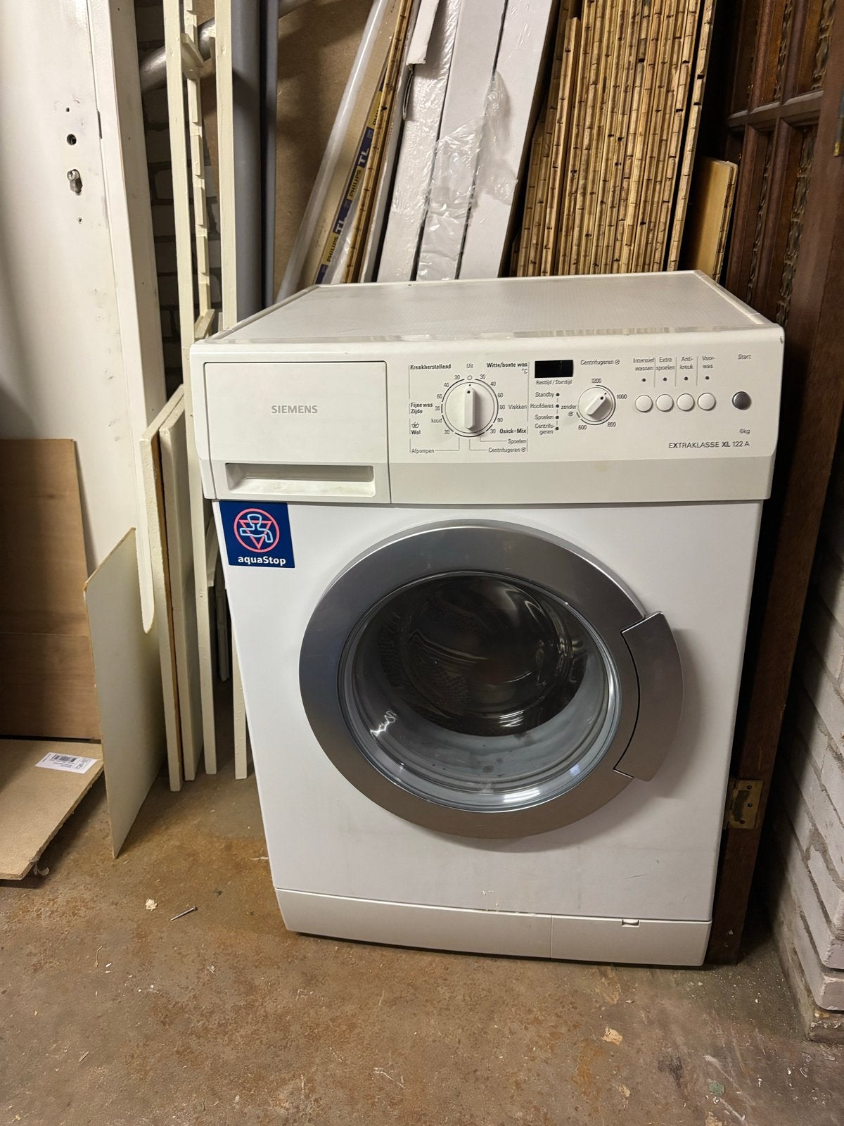 Siemens Extraklasse XL 122 A Wasmachine - 6kg, Witgoed en Apparatuur, Ophalen, Gebruikt, Handwasprogramma, Voorlader