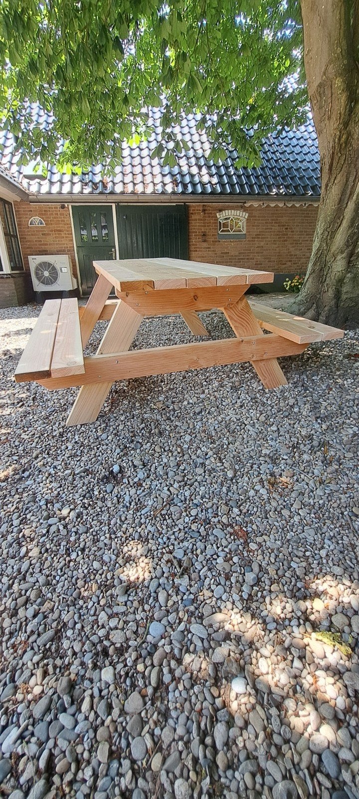 Douglas Picknicktafel, Tuin en Terras, Ophalen, Nieuw, Rechthoekig, Hout