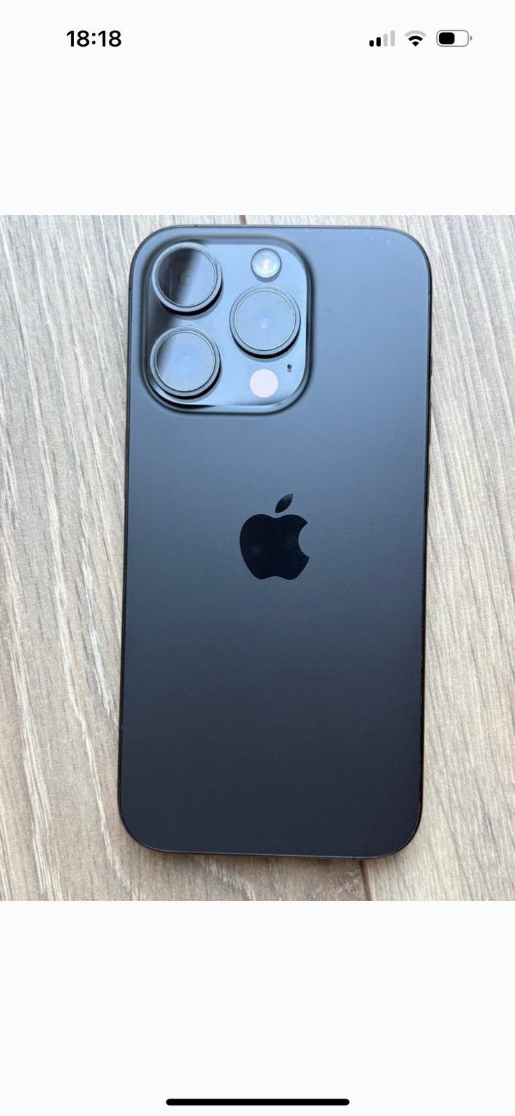 Iphone 15 pro 128GB Titanium Black, Telecommunicatie, Mobiele telefoons | Apple iPhone, Zo goed als nieuw, 128 GB, iPhone 15 Pro