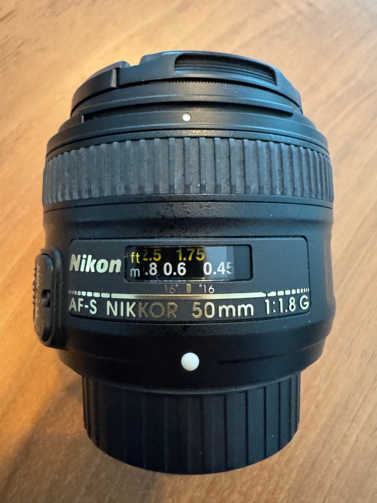 Nikon AF-S Nikkor 50mm 1:1.8G lens, Ophalen of Verzenden, Zo goed als nieuw, Standaardlens