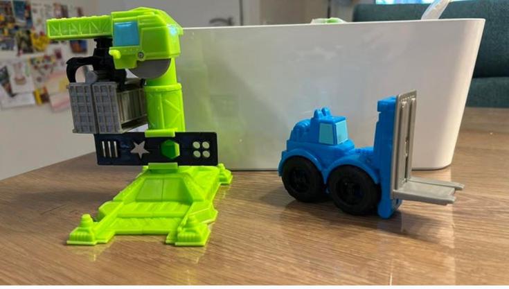 Play-doh wheels kraan en heftruck, Ophalen of Verzenden