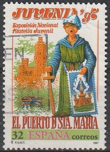 3693. Spanje 3313 gest. Juvenia '97, Verzenden, Gestempeld