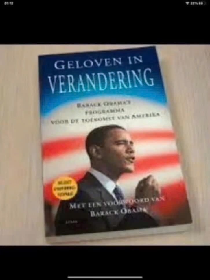 Geloven in Verandering - Barack Obama's Programma, Ophalen of Verzenden, Gelezen, Barack Obama