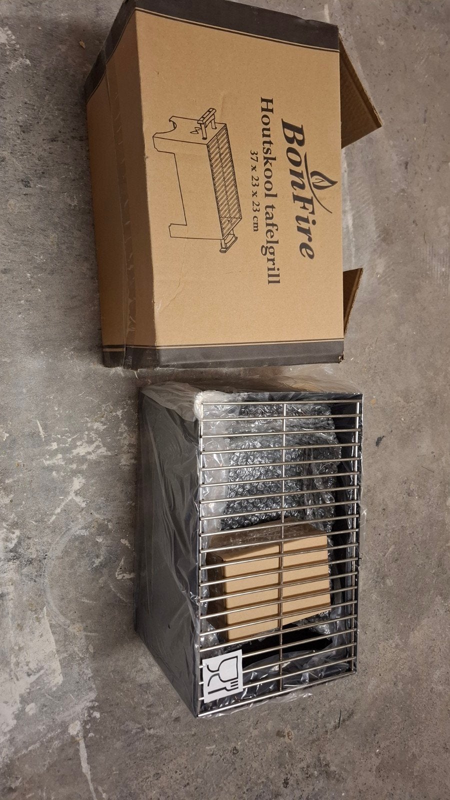 BonFire Houtskool Tafelgrill - Nieuw in Doos, Ophalen of Verzenden, Nieuw, BonFire