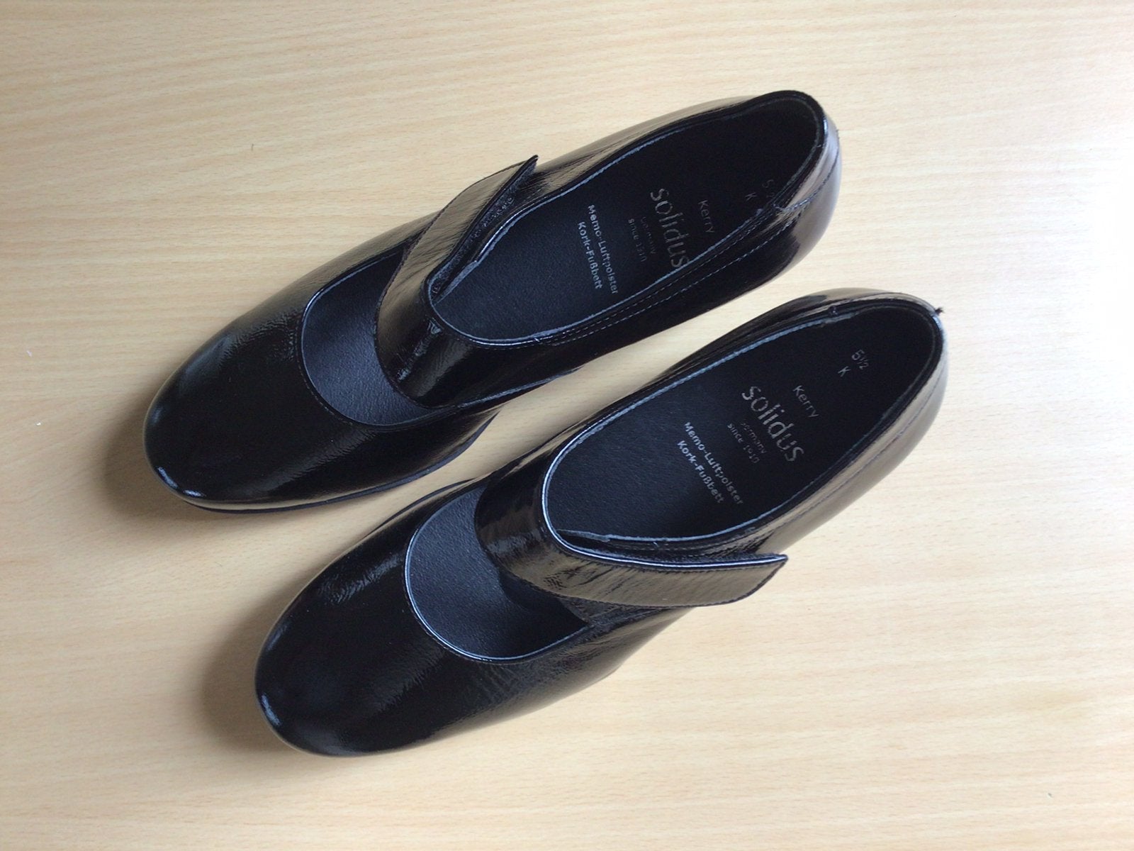 Solidus lakschoenen,maat 38,5 nieuw, Ophalen of Verzenden, Nieuw, Zwart