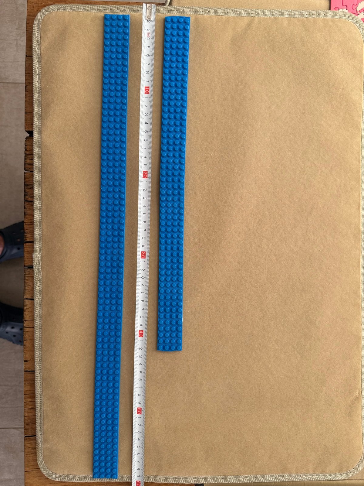 Flexibele bouwplaat 4 noppen breed - 40cm & 60cm, Ophalen of Verzenden, Gebruikt, Overige merken