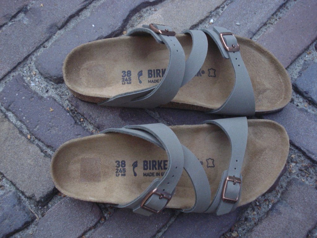 BIRKENSTOCK KHAKI NIEUW 38 NU GRATIS VERZENDING PER POST, Slippers, Overige kleuren, Verzenden, Nieuw