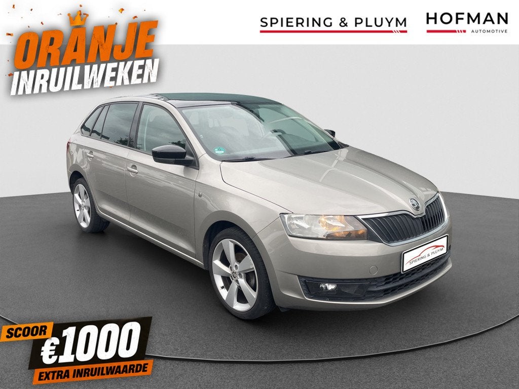 Skoda Rapid Spaceback 1.2 TSI Elegance Businessline Pro | Pa, Auto's, Skoda, Bedrijf, Te koop, Rapid, ABS, Airbags, Airconditioning
