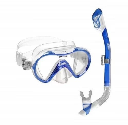 Kinder duikbril en snorkelset combo vento jr dry, Mares, Rapallo Italië, Nieuw, Ophalen of Verzenden