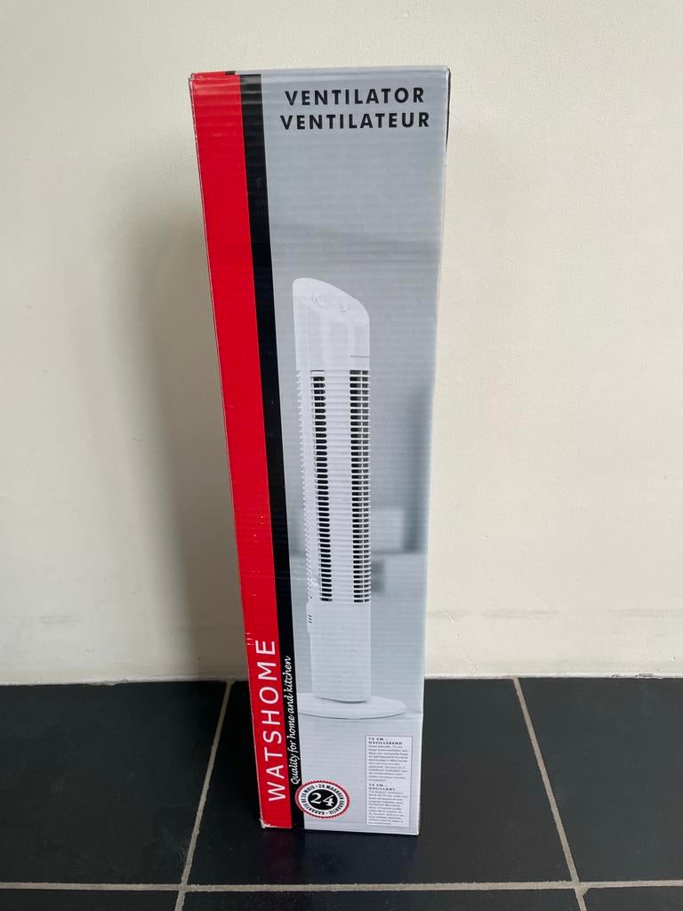 Mooie Ventilator Ongebruikt - 3 Snelheden + Roterend, Ophalen of Verzenden, Zo goed als nieuw, Torenventilator