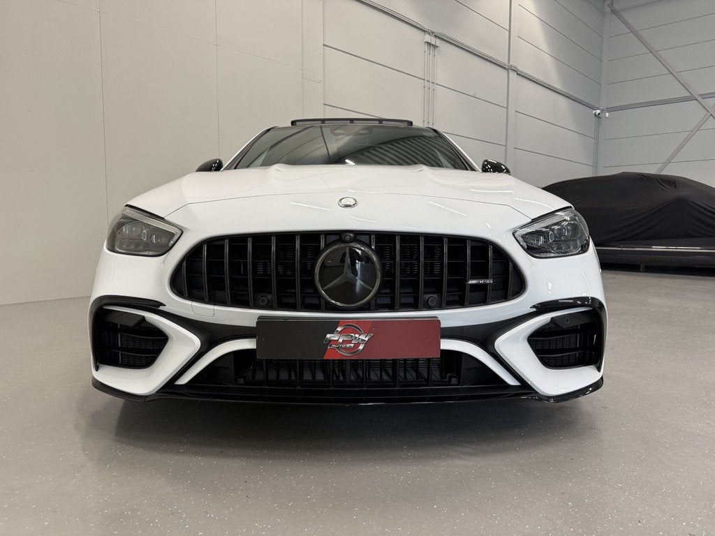 Mercedes-Benz C-Klasse AMG 63 S E Performance PANO/TREKHAAK/, Automaat, Adaptive Cruise Control, 4 cilinders, Met garantie (alle)